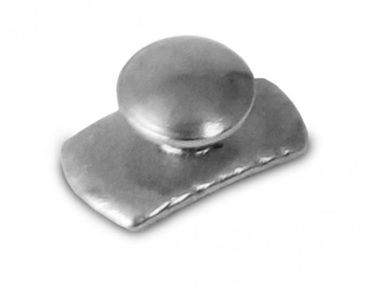 Bouton à coller base trapézoïdale