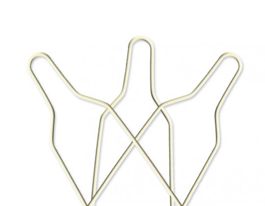 Ligatures esthétique blanche longue