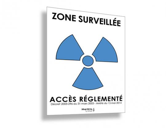 Trèfle bleu zone surveillée