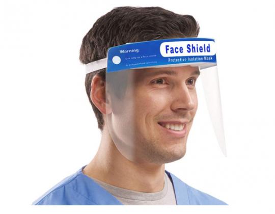 Visière de protection avec mousse