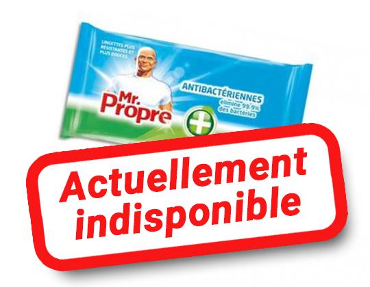 Antibactériennes sachet de 54