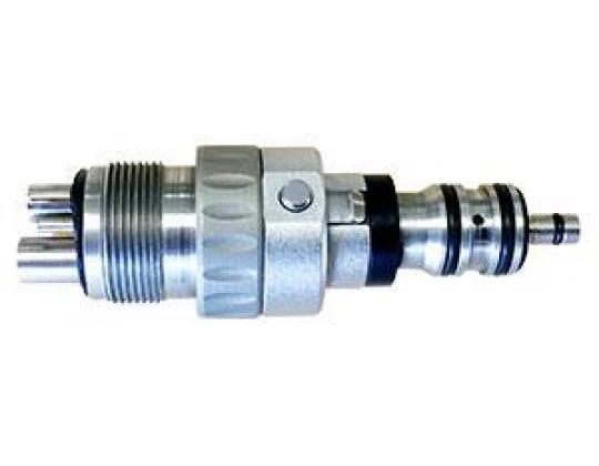 Raccord pour instrument lumière avec réglage du débit d'eau