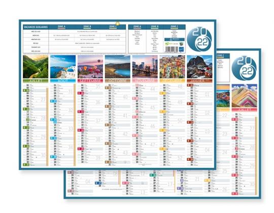 Calendrier thème planète 2024 - Cecsmo